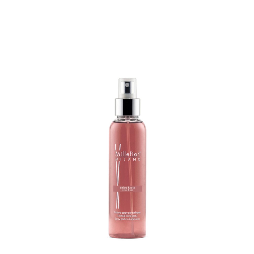 Millefiori Milano Scented Home Spray Ambra & Rosa 150 ml – Millefiori Milano