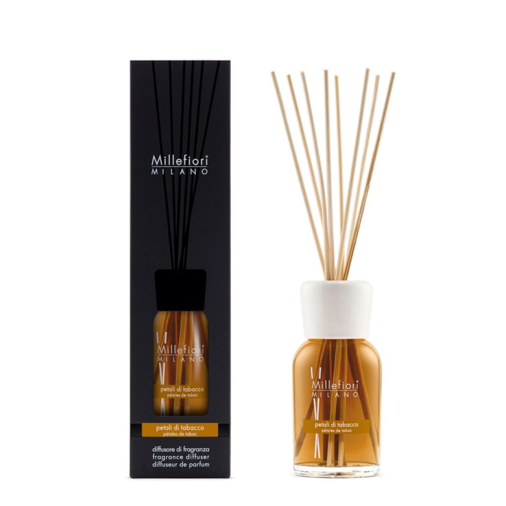 Millefiori Milano Fragrance Diffuser Petali di Tabacco 250 ml – Millefiori Milano