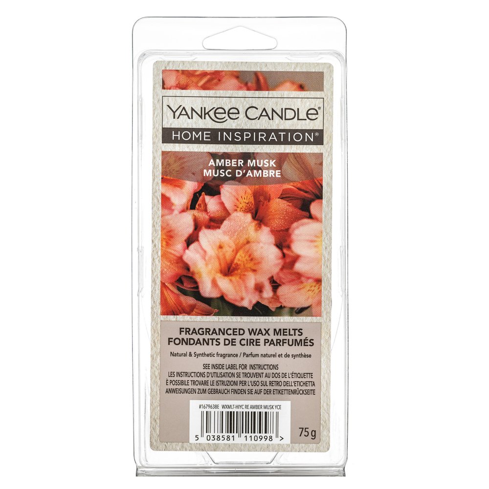 Yankee Candle Home Inspiration Amber Musk 75 g – Yankee Candle
