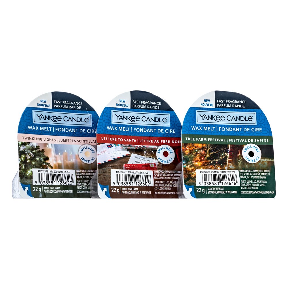 Yankee Candle Christmas Wax Set 3 x 22 g – Yankee Candle