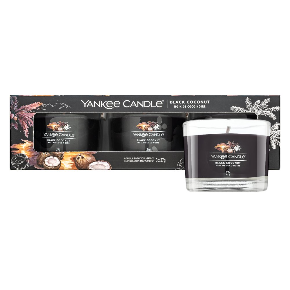 Yankee Candle Black Coconut 3 x 37 g – Yankee Candle