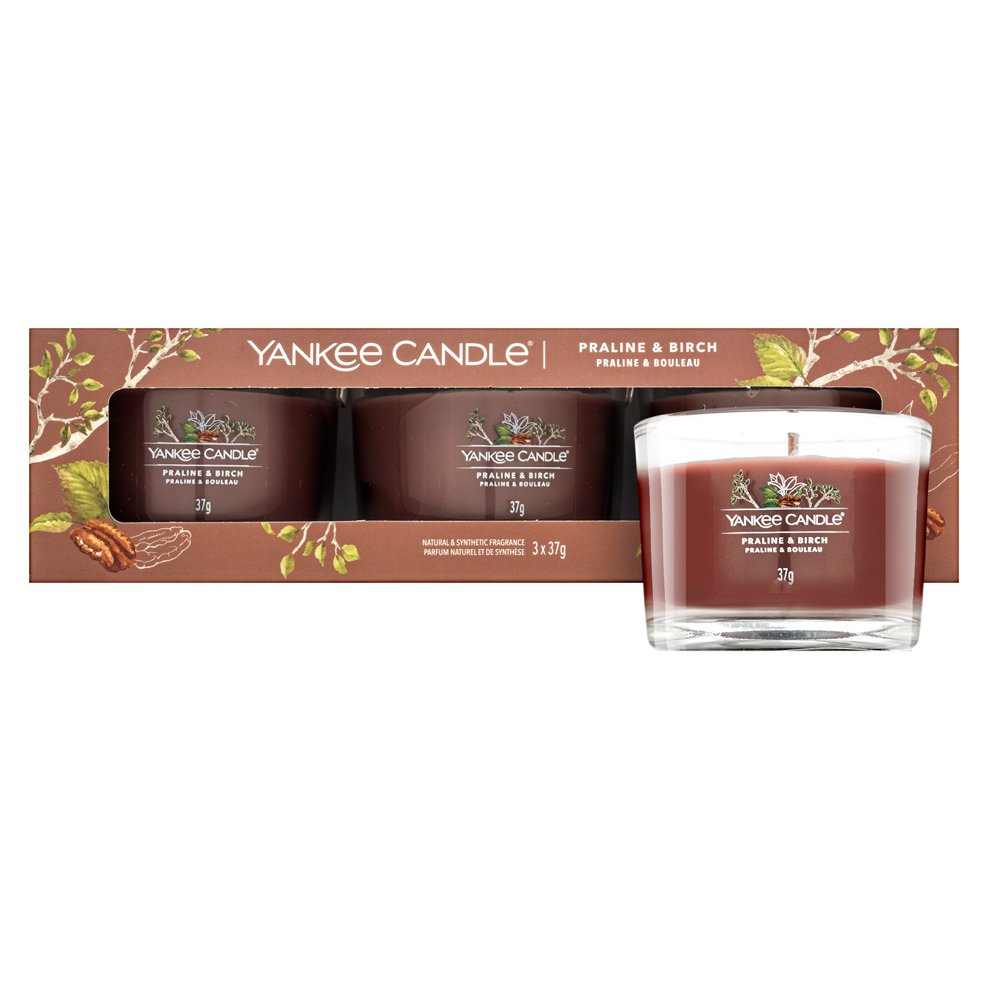 Yankee Candle Praline & Birch 3 x 37 g – Yankee Candle