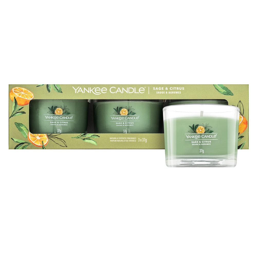 Yankee Candle Sage & Citrus 3 x 37 g – Yankee Candle
