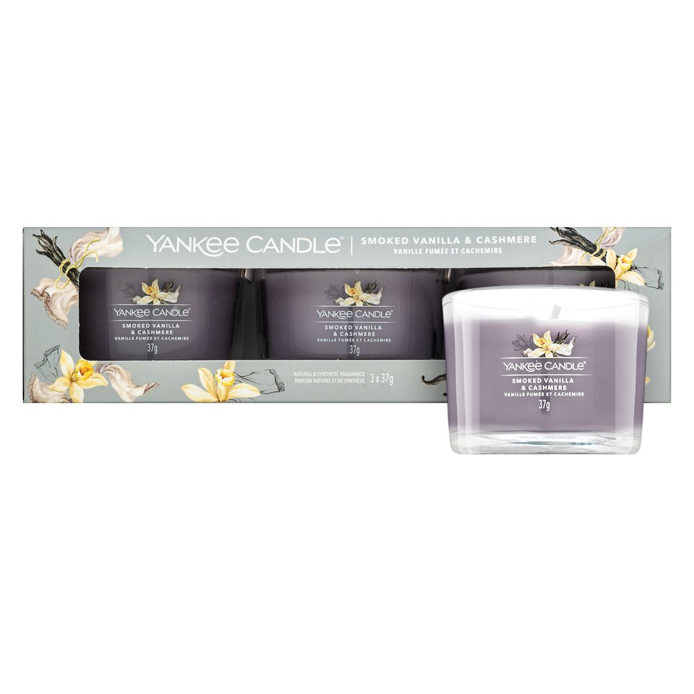 Yankee Candle Smoked Vanilla & Cashmere 3 x 37 g – Yankee Candle