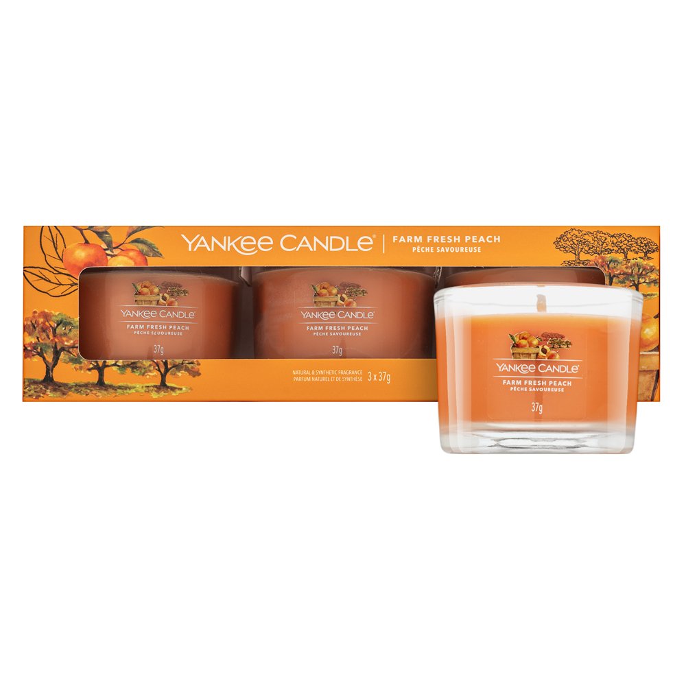 Yankee Candle Farm Fresh Peach 3 x 37 g – Yankee Candle