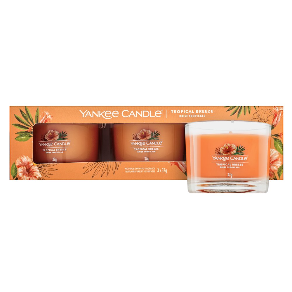 Yankee Candle Tropical Breeze 3 x 37 g – Yankee Candle