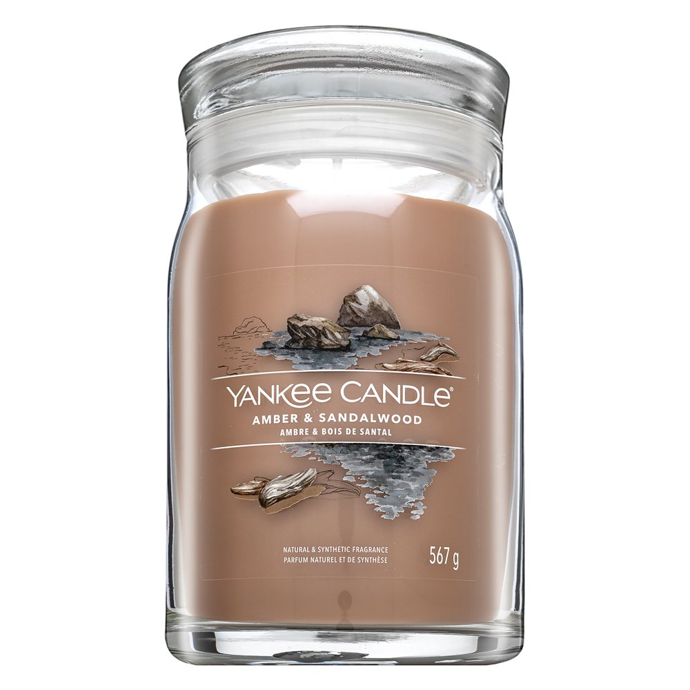 Yankee Candle Amber & Sandalwood 567 g – Yankee Candle