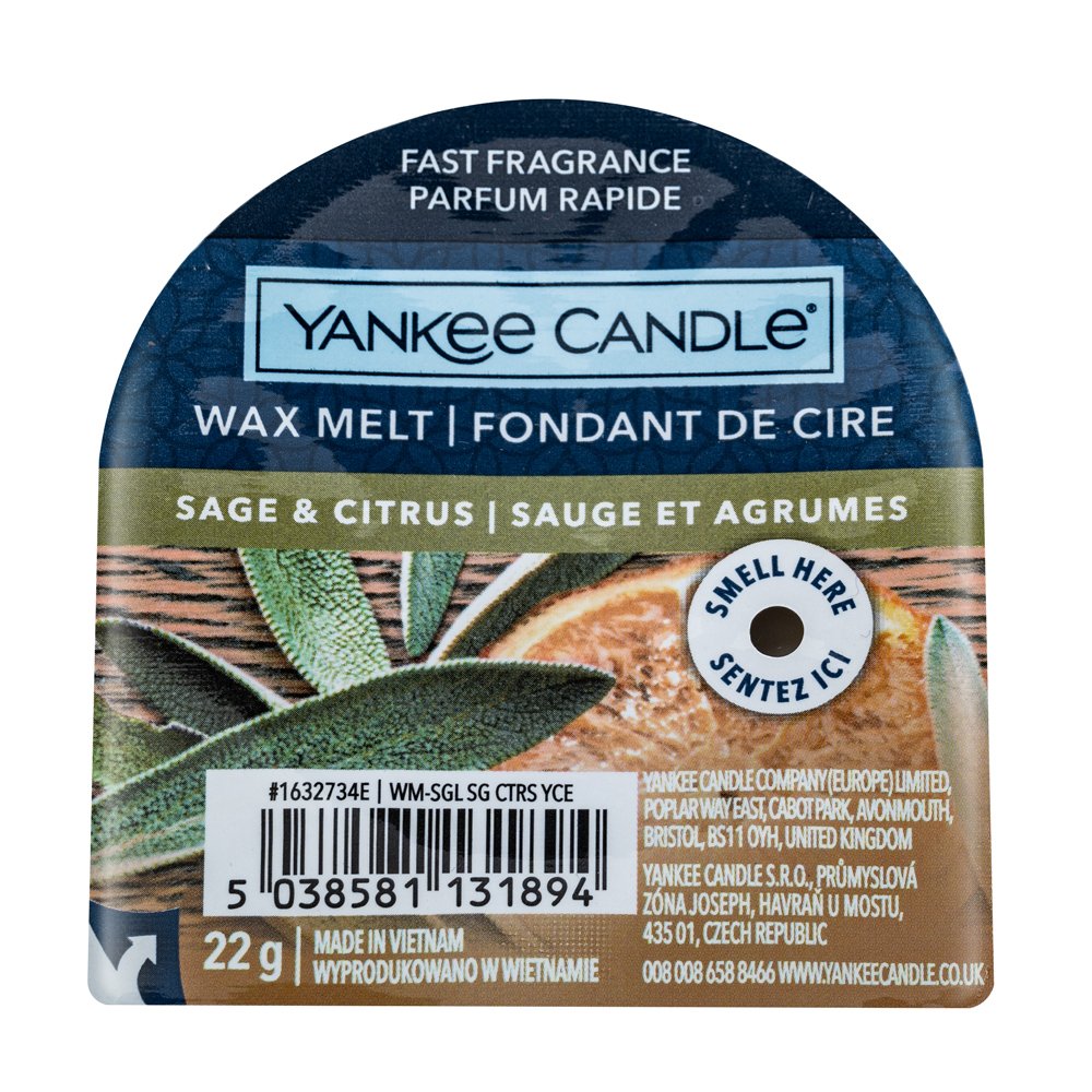 Yankee Candle Sage & Citrus 22 g – Yankee Candle