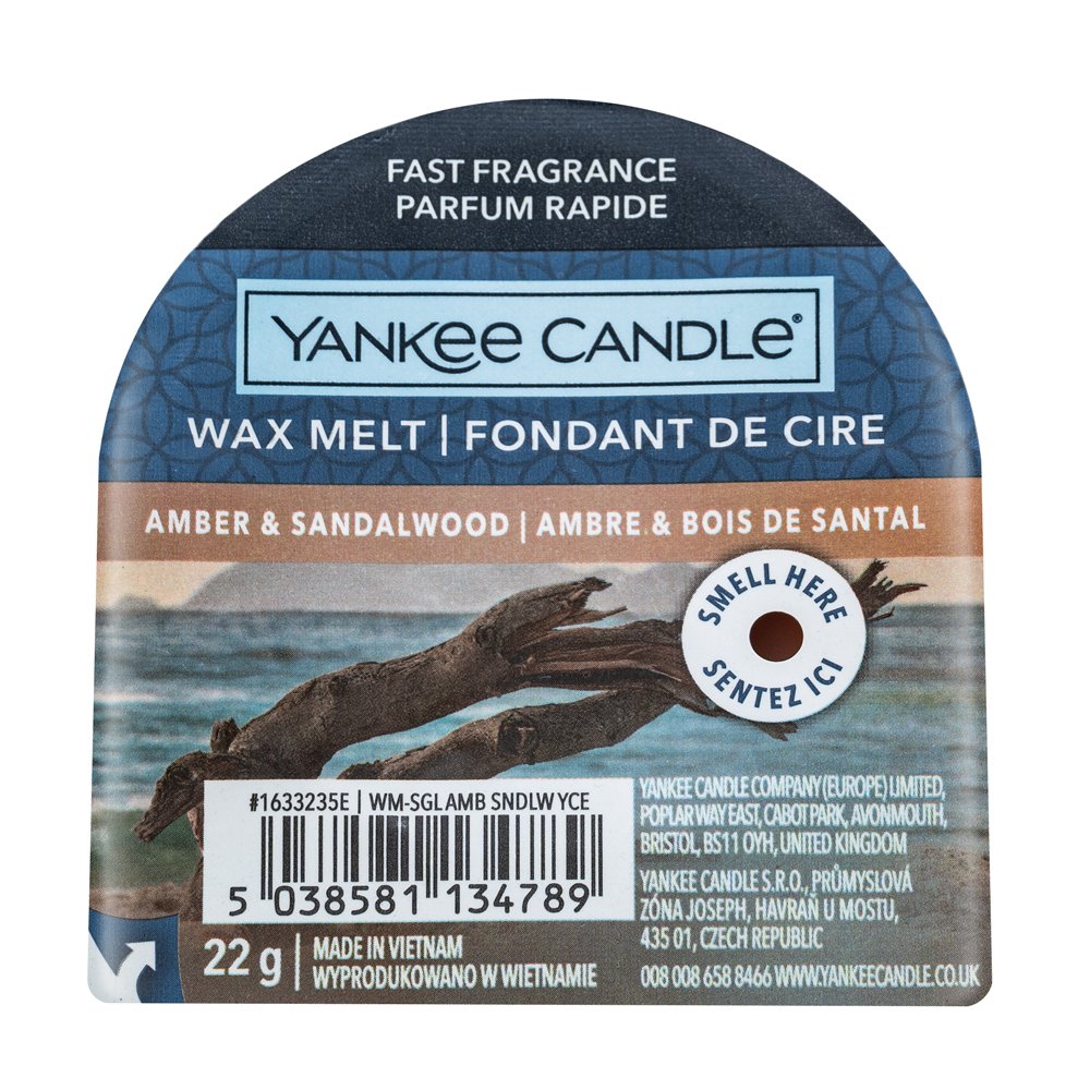 Yankee Candle Amber & Sandalwood 22 g – Yankee Candle