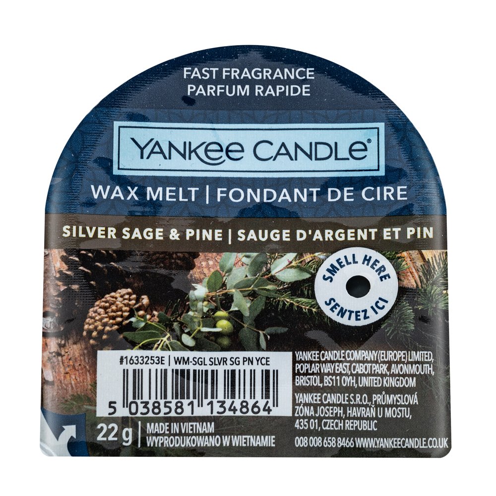 Yankee Candle Silver Sage & Pine 22 g – Yankee Candle