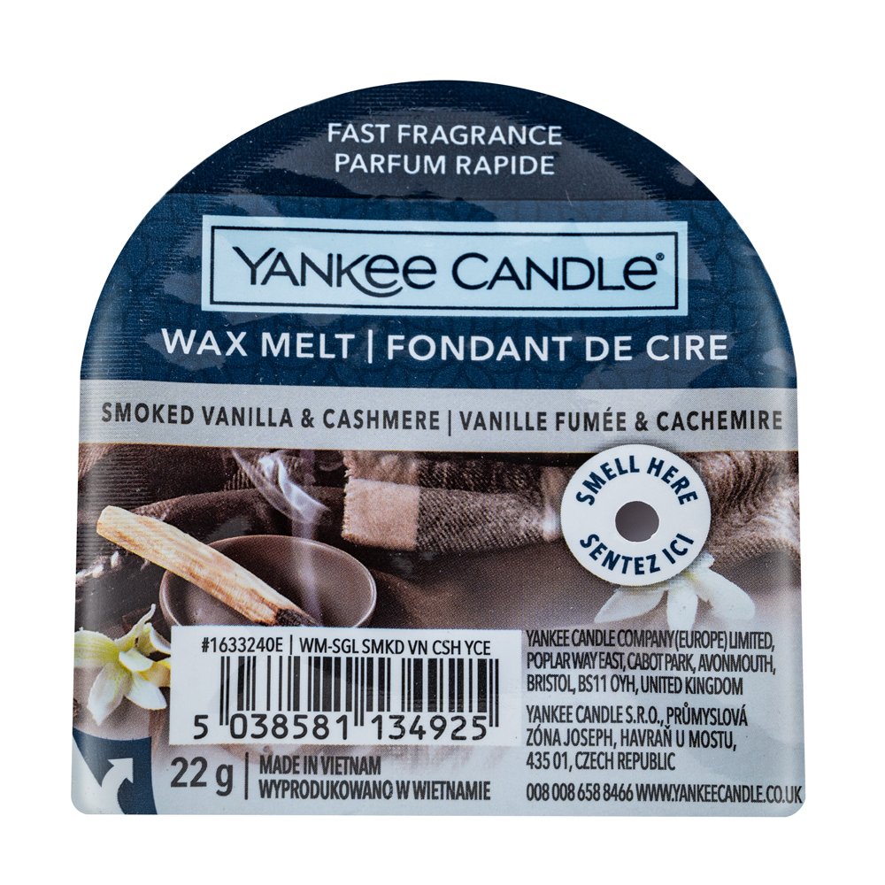 Yankee Candle Smoked Vanilla & Cashmere 22 g – Yankee Candle