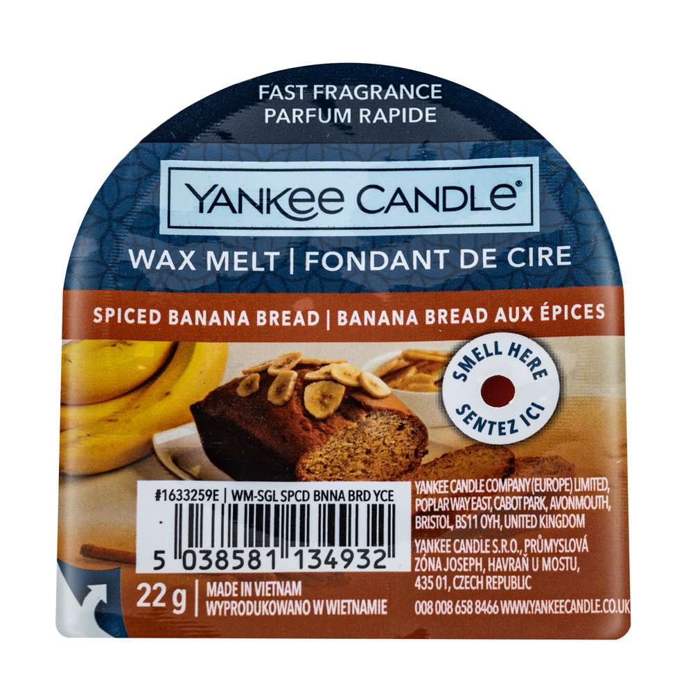 Yankee Candle Spiced Banana Bread 22 g – Yankee Candle