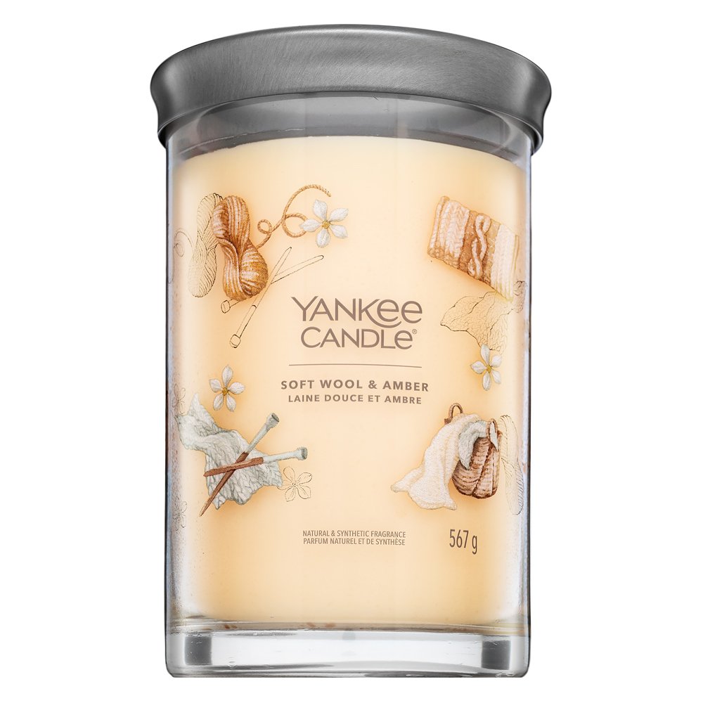 Yankee Candle Tumbler Soft Wool & Amber 567 g – Yankee Candle