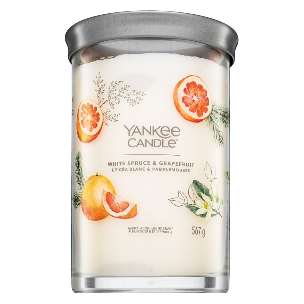 Yankee Candle Tumbler White Spruce & Grapefruit 567 g – Yankee Candle