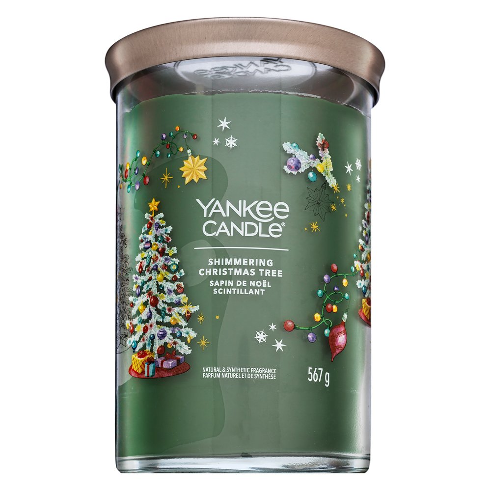 Yankee Candle Tumbler Shimmering Christmas Tree 567 g – Yankee Candle