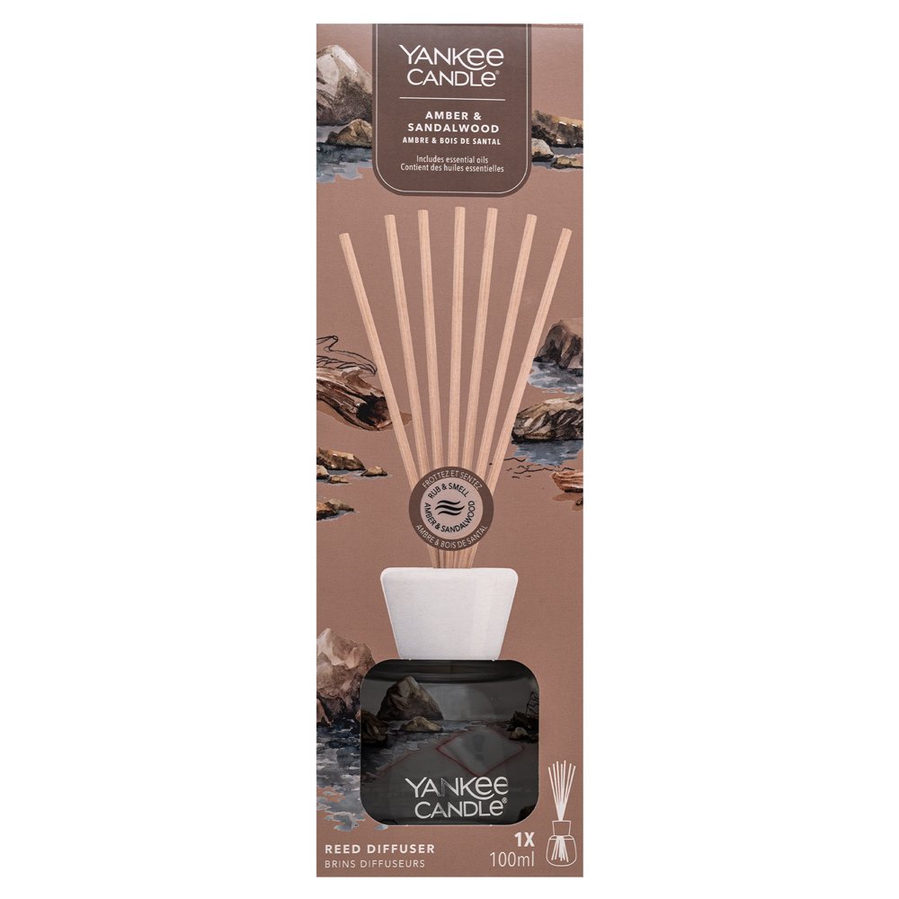 Yankee Candle Reed Diffuser Amber & Sandalwood 100 ml – Yankee Candle
