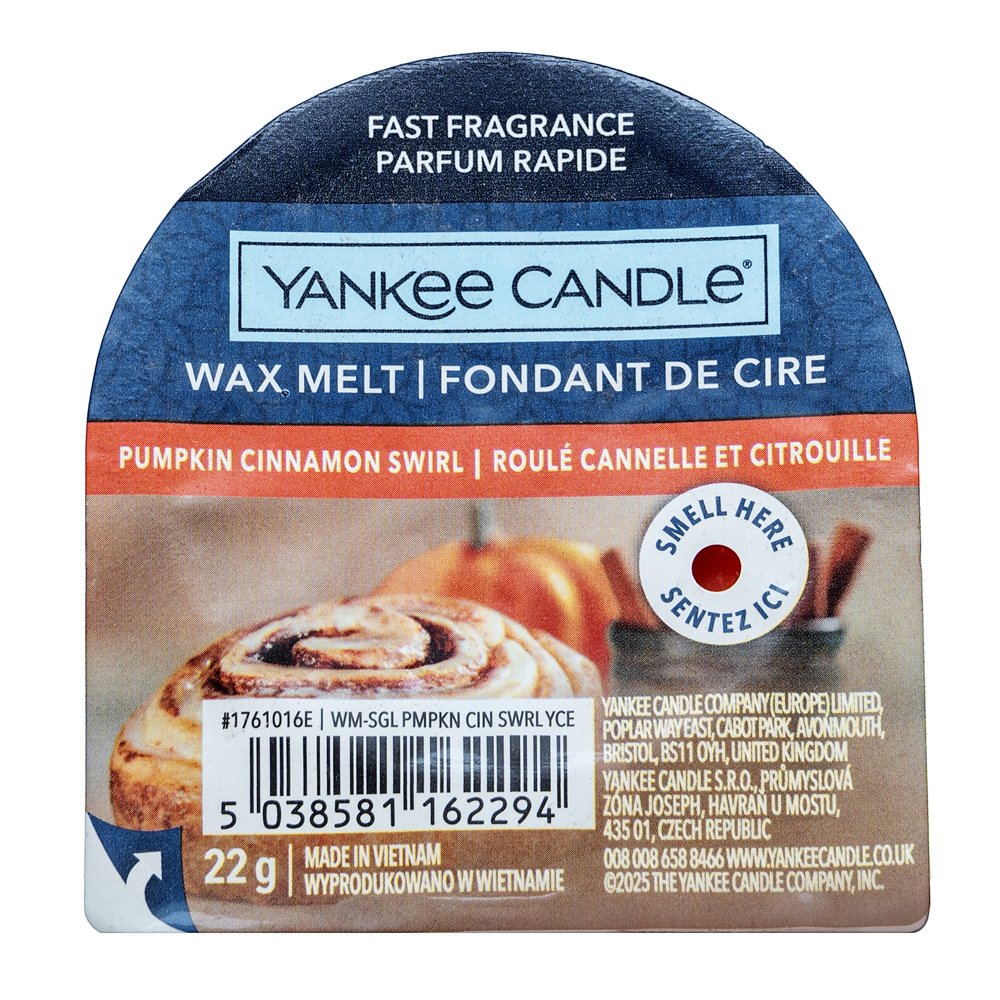 Yankee Candle Pumpkin Cinnamon Swirl 22 g – Yankee Candle