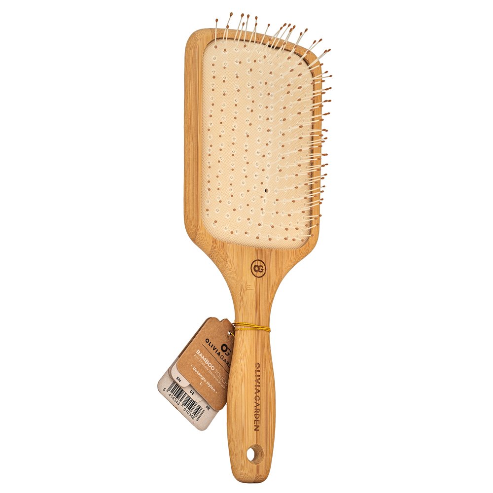 Olivia Garden Healthy Hair Bamboo Touch Eco-Friendly Detangle Nylon Bamboo Brush Large – Olivia Garden