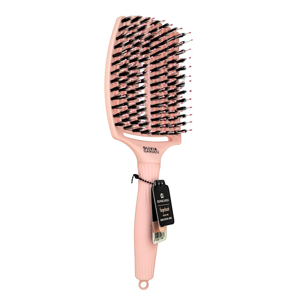 Olivia Garden Fingerbrush Combo Large Pastel Pink – Olivia Garden