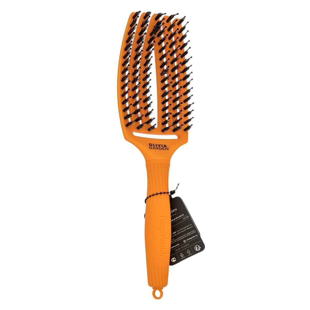 Olivia Garden Fingerbrush Combo Medium Juicy Orange – Olivia Garden