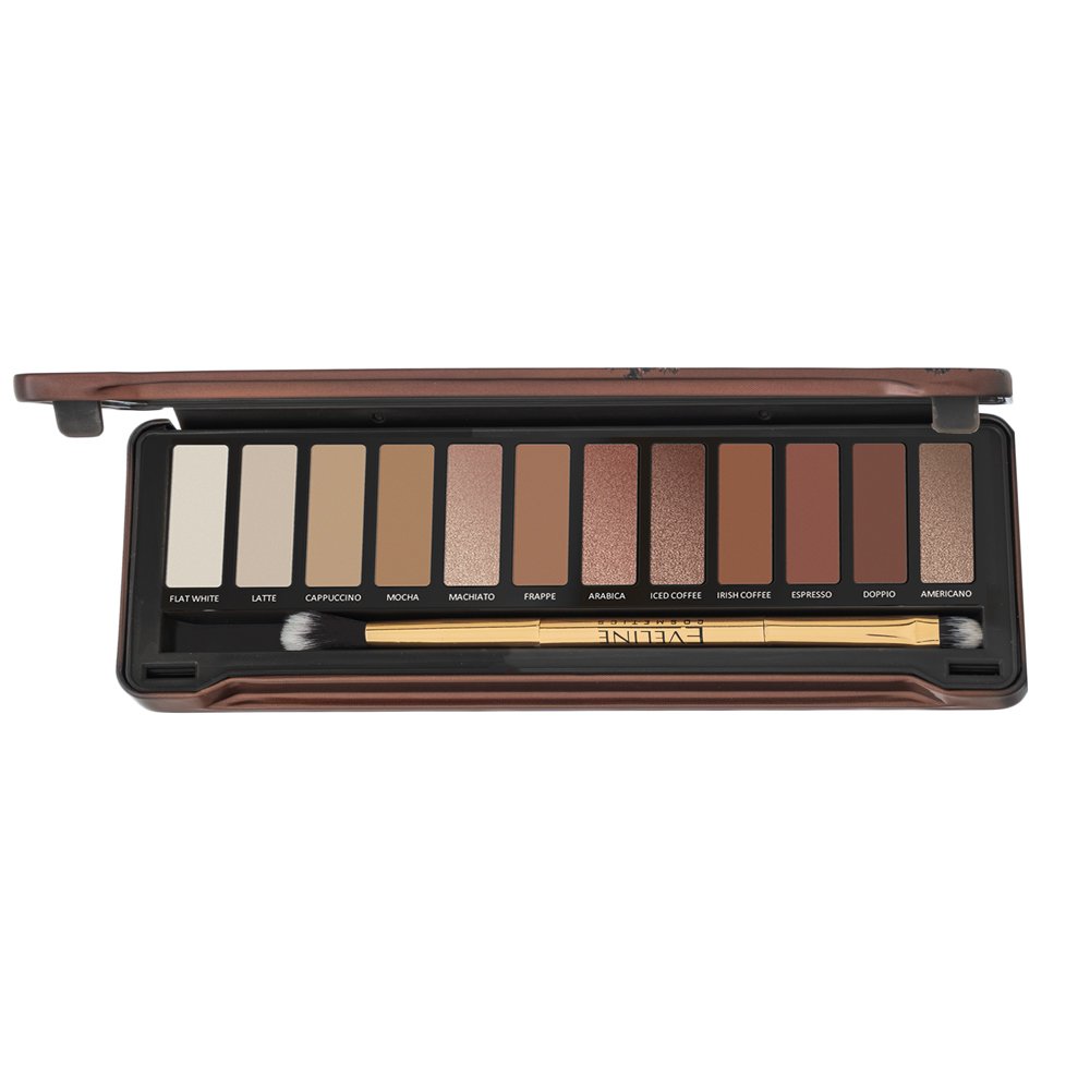 Eveline Charming Mocha Eyeshadow Palette 12 ml – Eveline