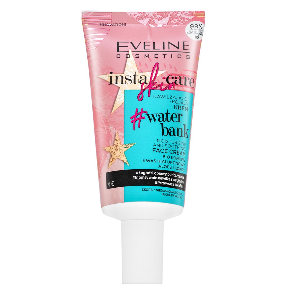 Eveline Insta Skin Care Water Bank Moisturizing And Soothing Cream 50 ml – Eveline