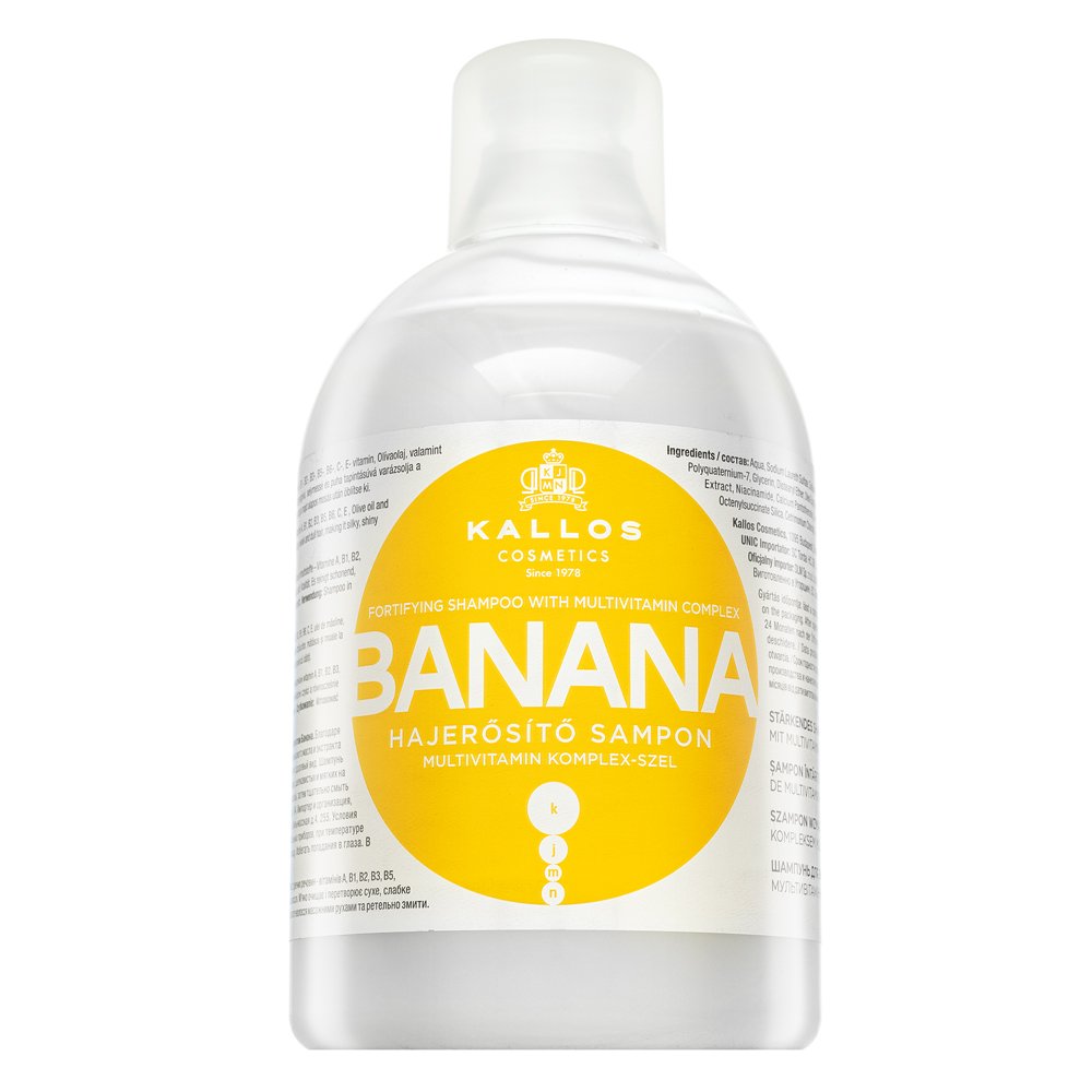 Kallos Banana Fortifying Shampoo 1000 ml – Kallos