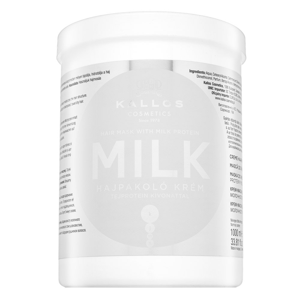 Kallos Milk Hair Mask 1000 ml – Kallos