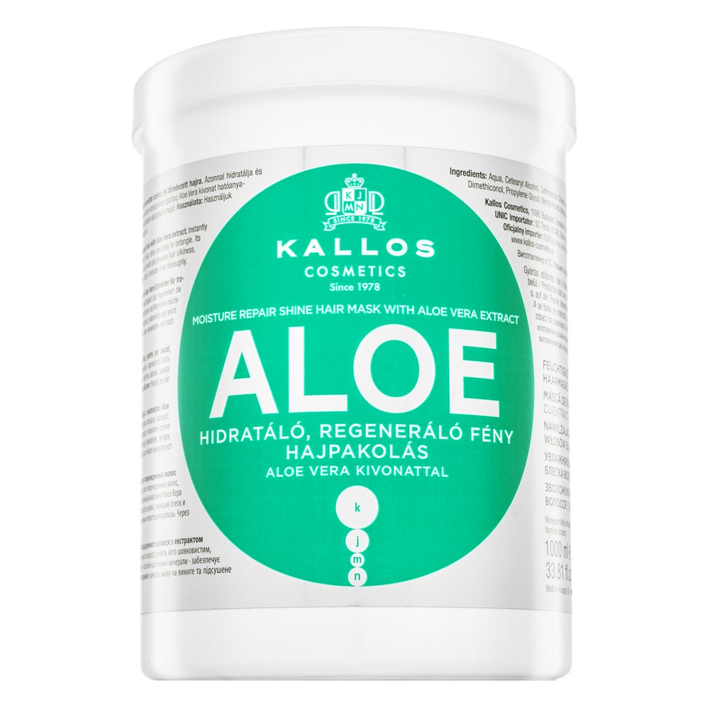Kallos Aloe Moisture Repair Shine Hair Mask 1000 ml – Kallos