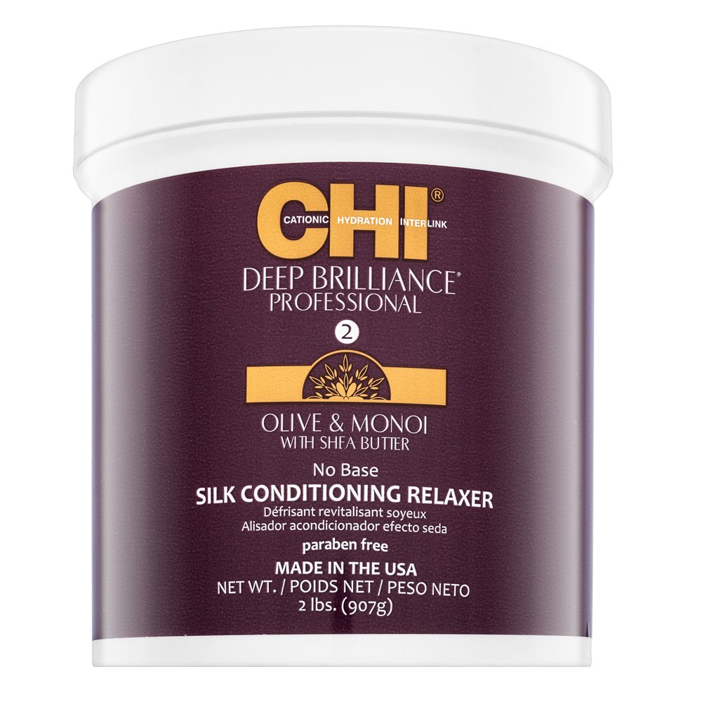 CHI Deep Brilliance Olive & Monoi Silk Conditioning Relaxer 908 ml – CHI