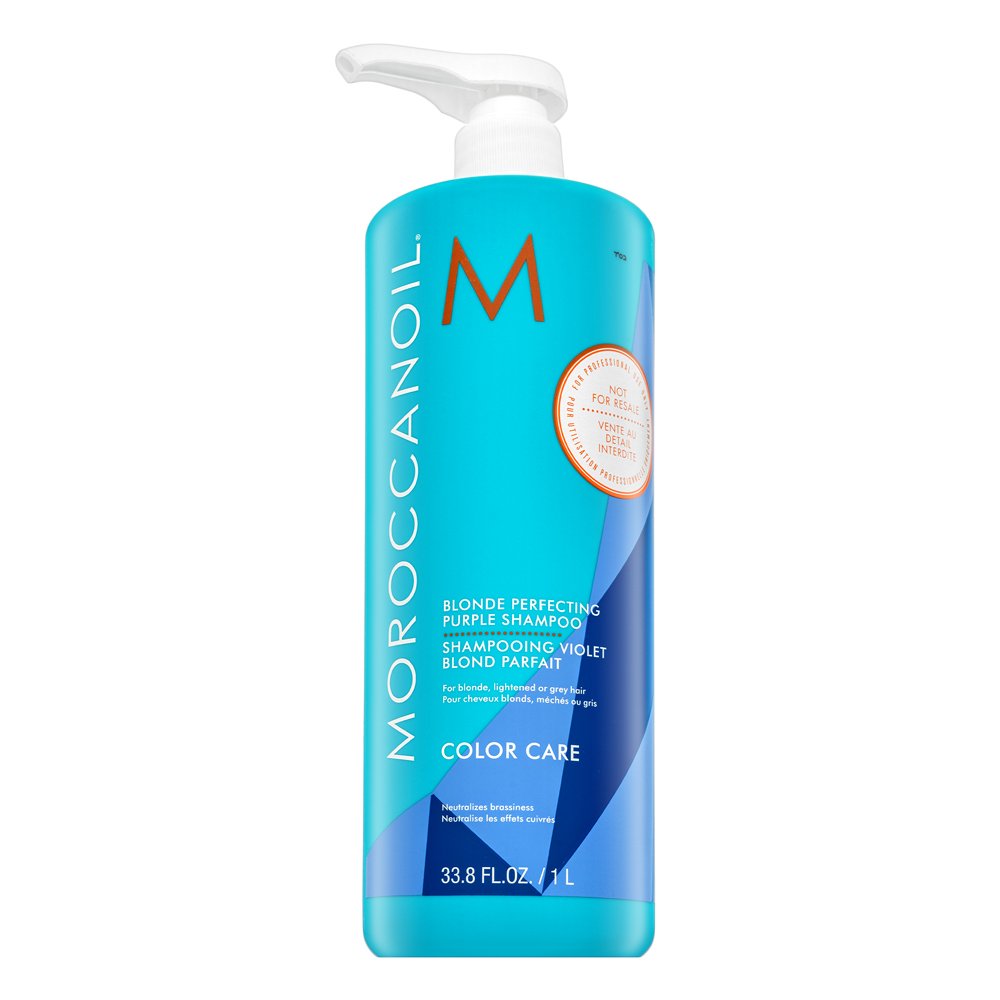 Moroccanoil Color Care Blonde Perfecting Purple Shampoo 1000 ml – Moroccanoil