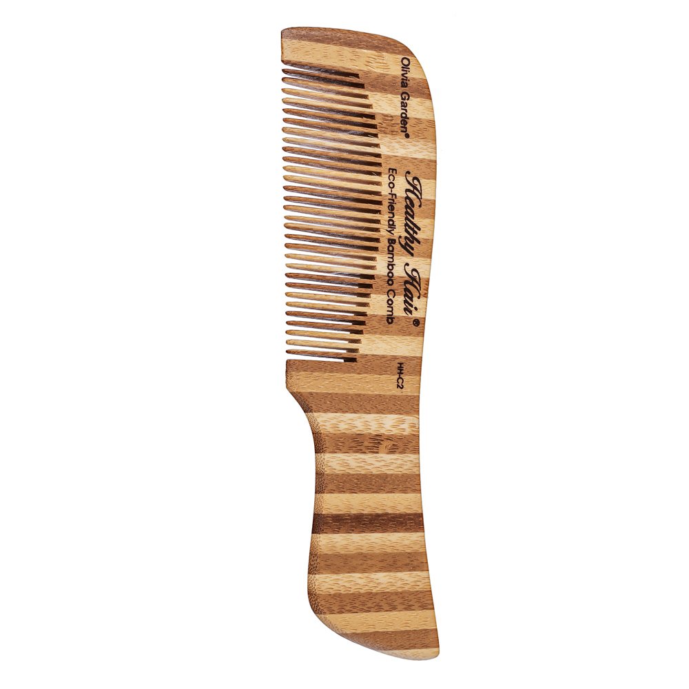 Olivia Garden Healthy Hair Eco-Friendly Bamboo Comb HH-C2 – Olivia Garden