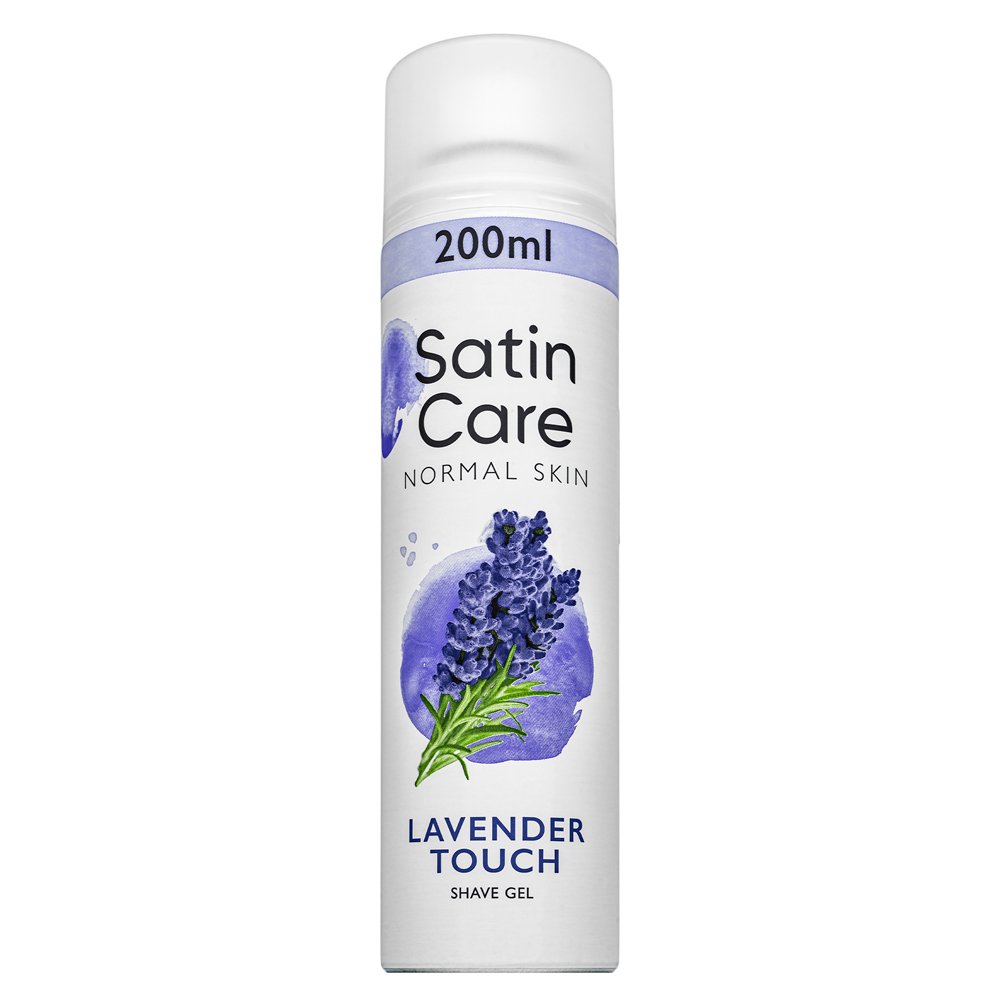 Gillette Satin Care Lavender Touch Shave Gel 200 ml – Gillette