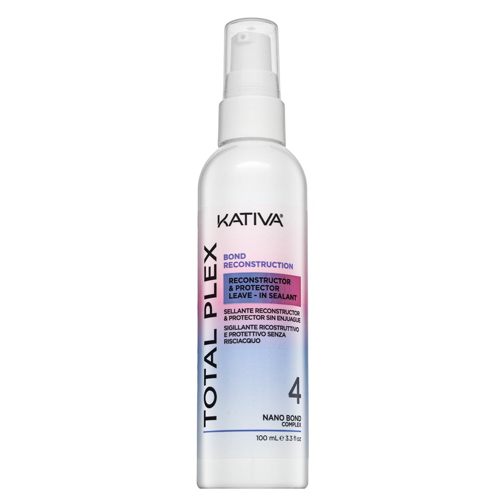 Kativa Total Plex Bond Reconstruction 4 Reconstructor & Protector Leave-In Sealant 100 ml – Kativa