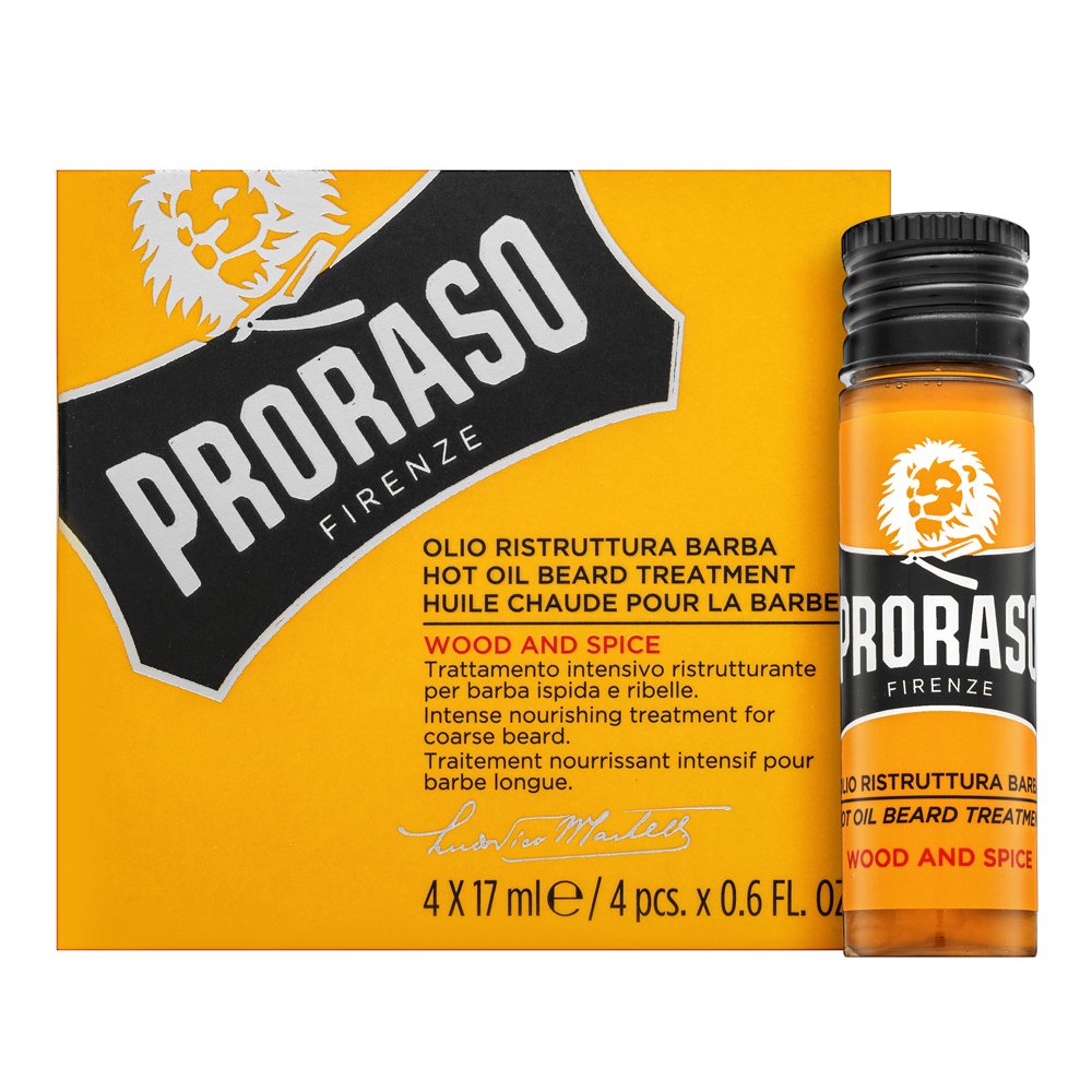 Proraso Wood And Spice Hot Oil Beard Treatment 4 x 17 ml – Proraso