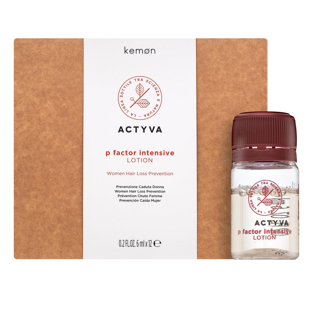 Kemon Actyva P Factor Intensive Lotion Women Hair Loss Prevention 12 x 6 ml – Kemon