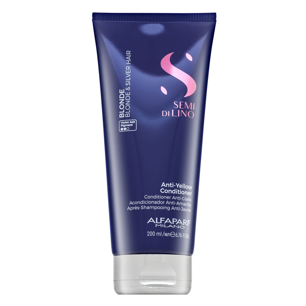 Alfaparf Milano Semi Di Lino Blonde Anti-Yellow Conditioner 200 ml – Alfaparf Milano