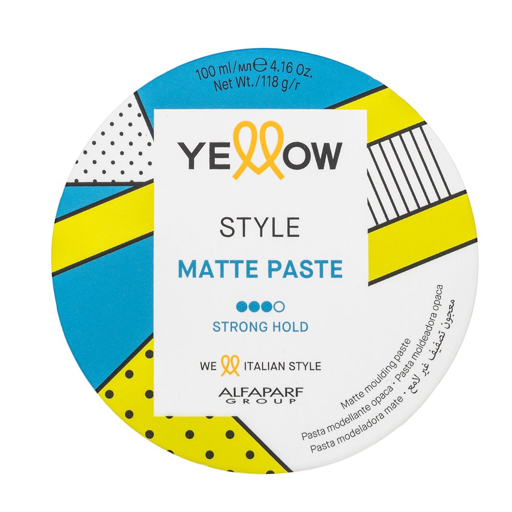 Alfaparf Milano Yellow Style Matte Paste 100 ml – Alfaparf Milano