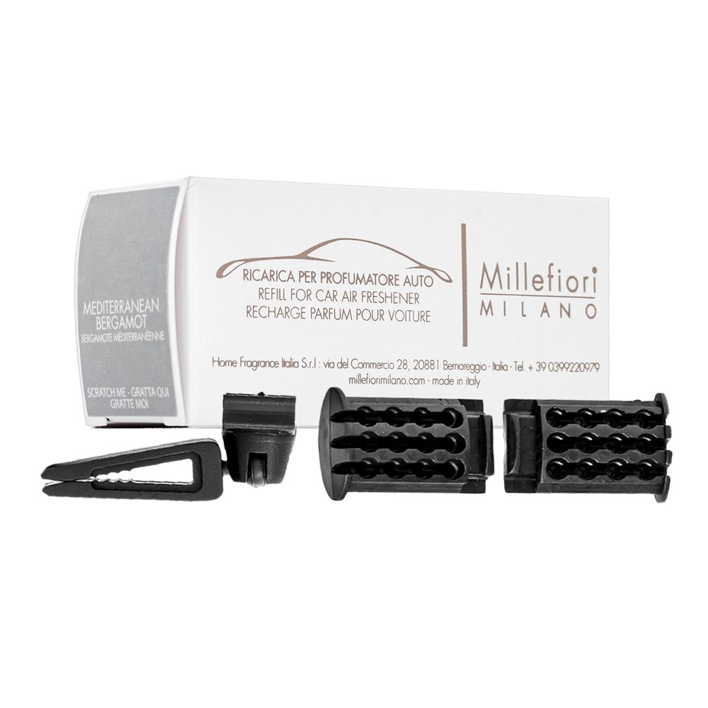 Millefiori Milano Icon Car Air Freshener Mediterranean Bergamot – Millefiori Milano