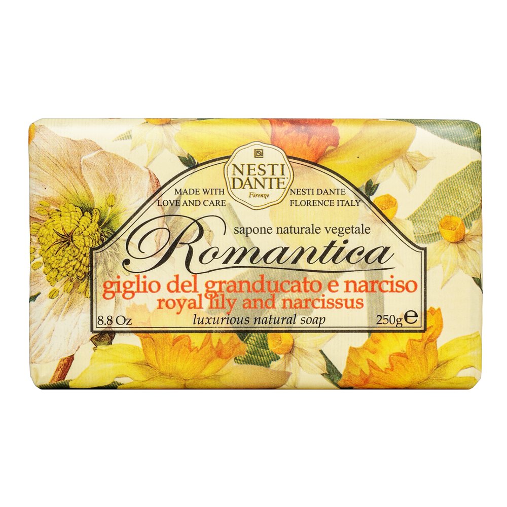 Nesti Dante Romantica Natural Soap Lily & Narcissus 250 g – Nesti Dante