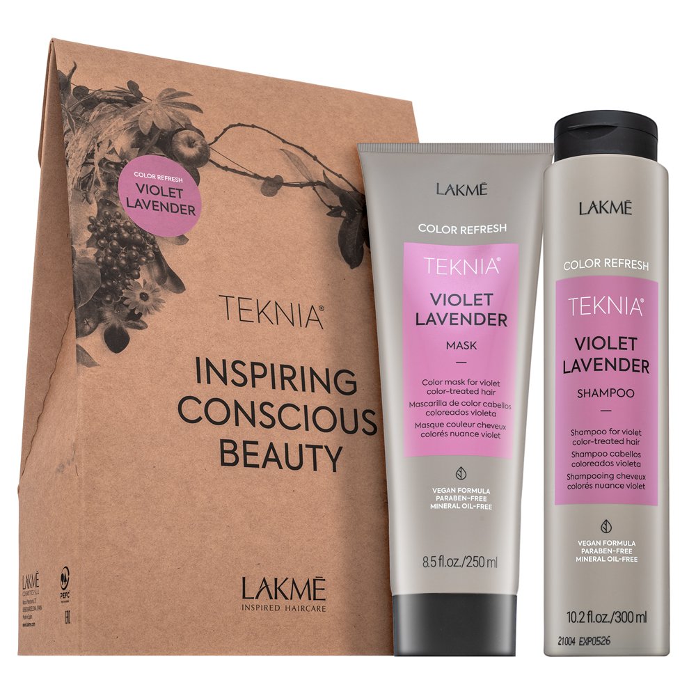 Lakmé Teknia Color Refresh Violet Lavender Pack 300 ml + 250 ml – Lakmé