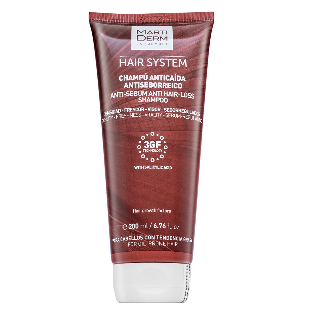 Martiderm Hair System 3GF Anti-Sebum Anti Hair-Loss Shampoo 200 ml – Martiderm