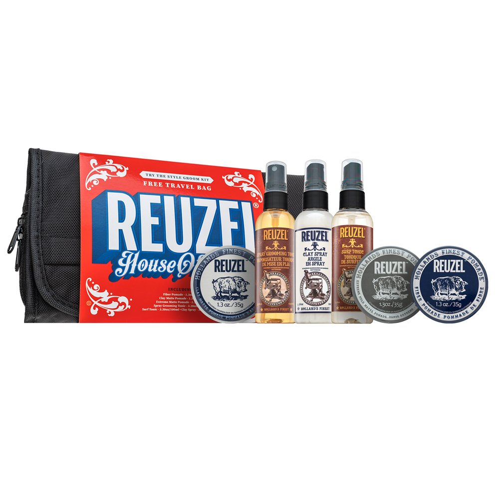 Reuzel House Of Style Groom Kit 3x100 ml + 3x35 g – Reuzel
