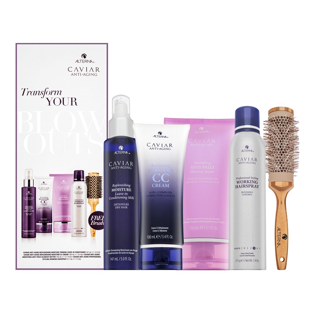 Alterna Caviar Anti-Aging Transform Your Blow Outs Kit 147 ml + 100 ml + 150 ml + 211 g – Alterna