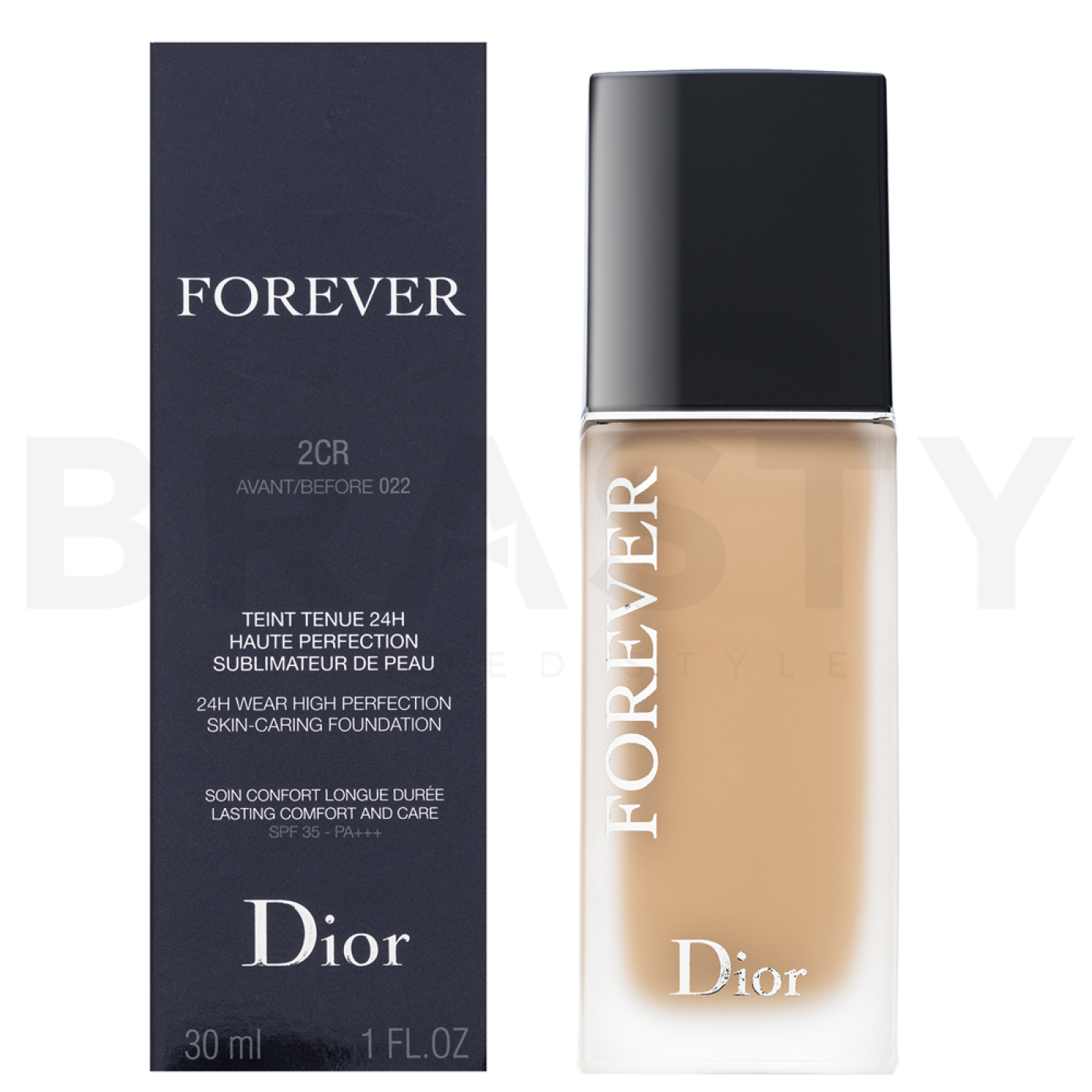 Dior (Christian Dior) Forever 24H Wear High Perfection Skin-Caring Foundation tekući make-up 2CR Cool Rosy 30 ml