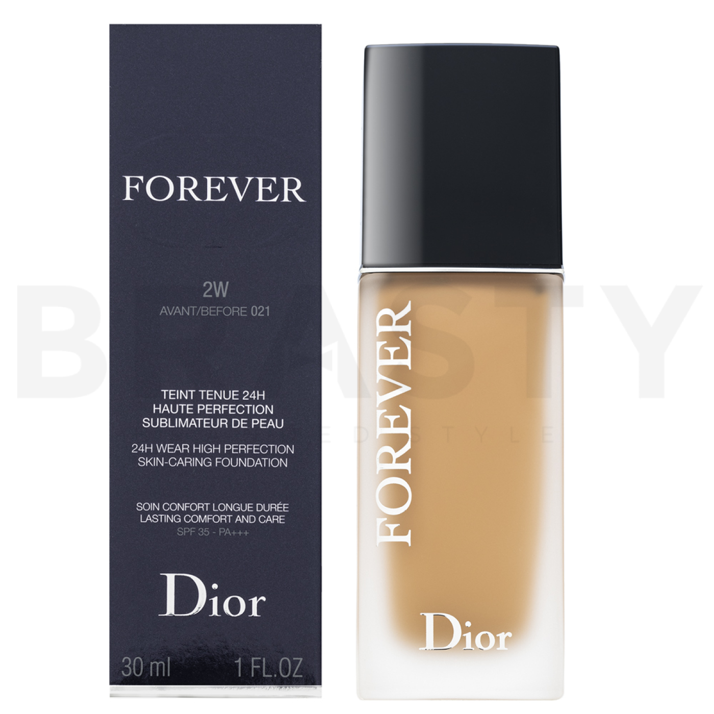 Dior (Christian Dior) Forever 24H Wear High Perfection Skin-Caring Foundation tekući make-up 2W Warm 30 ml