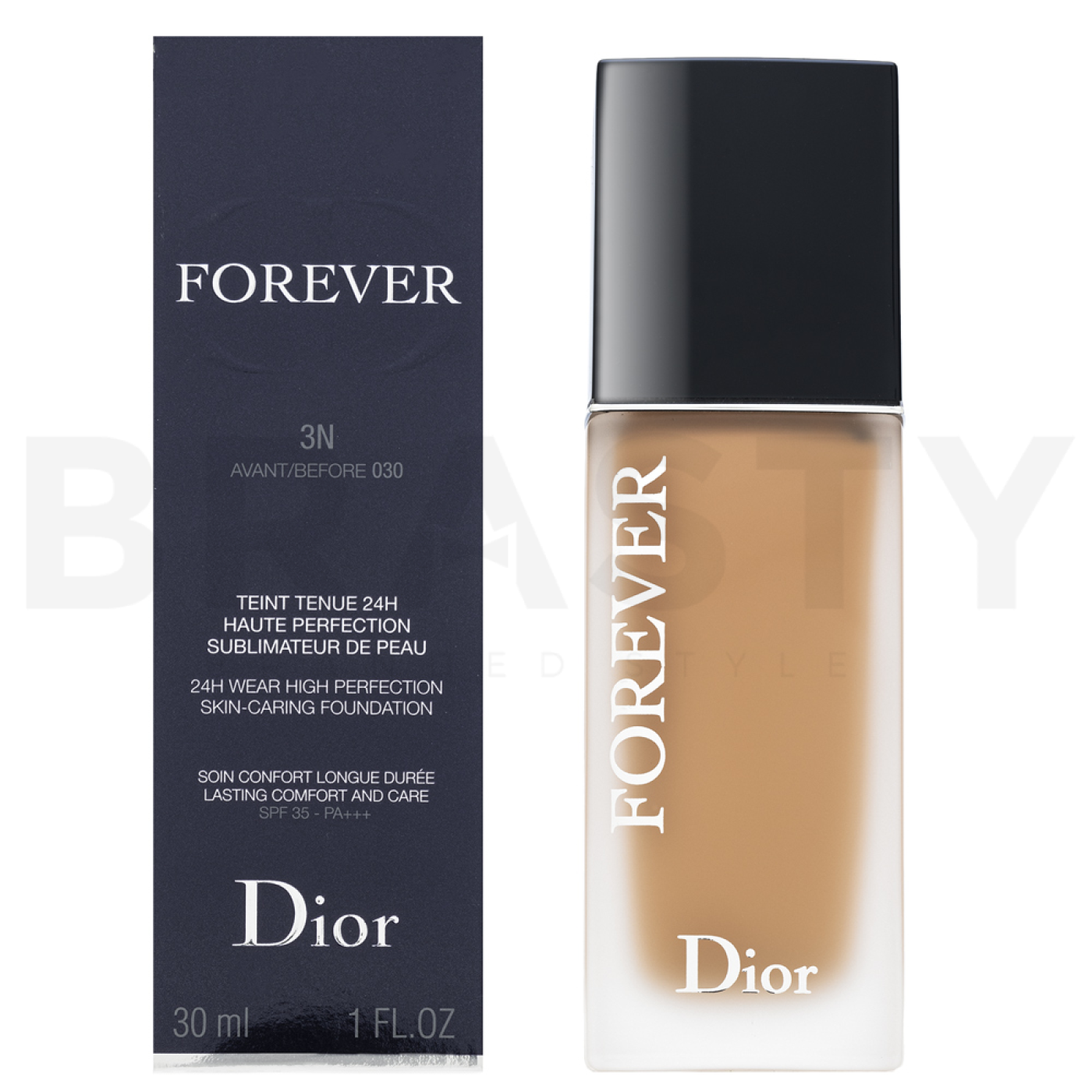 Dior (Christian Dior) Forever 24H Wear High Perfection Skin-Caring Foundation tekući make-up 3N Neutral 30 ml