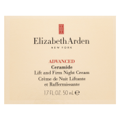 Elizabeth Arden Advanced Ceramide Lift And Firm Night Cream cremă cu efect de lifting și întărire 50 ml
