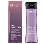 Revlon Professional Be Fabulous Texture Care C.R.E.A.M. Curl Defining Shampoo Shampoo für lockiges und krauses Haar 250 ml