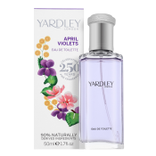 Yardley April Violets Contemporary Edition Toaletna voda za ženske 50 ml